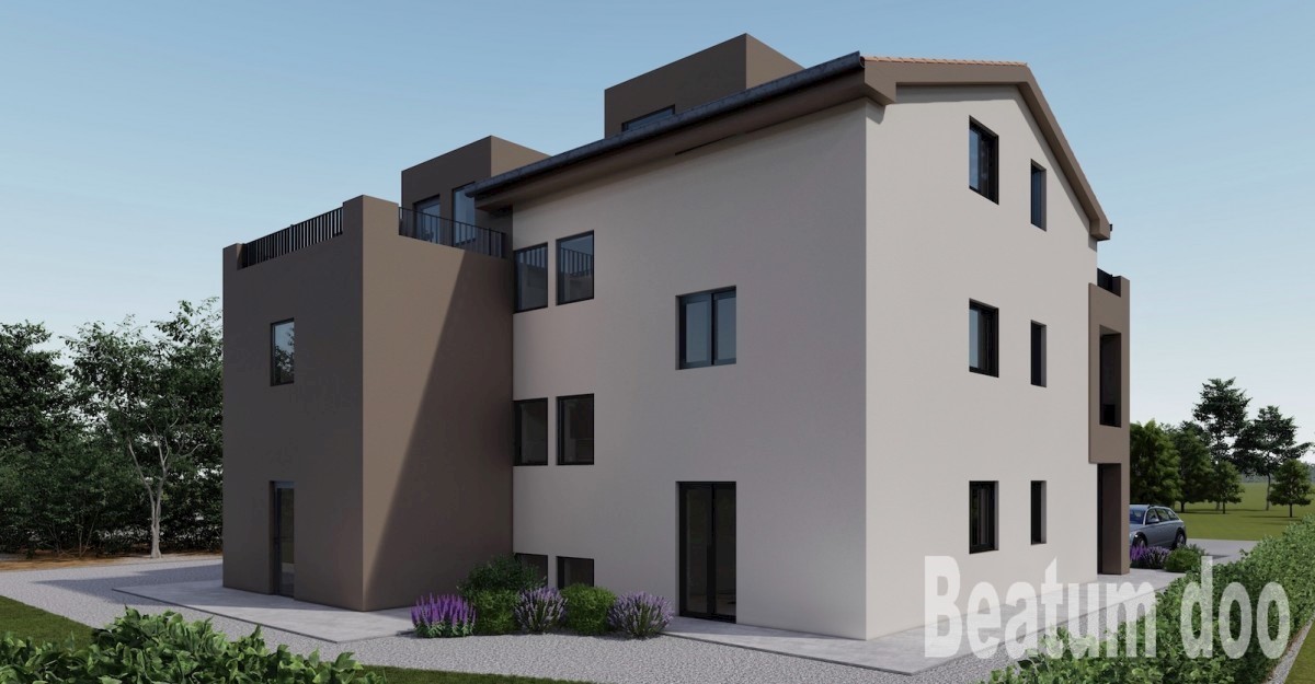 Apartma A.u pritličje z vrtom, novo stavbo, okolica Poreča