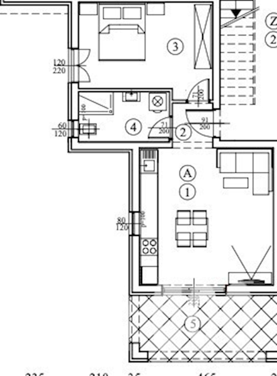 Apartma A.u pritličje z vrtom, novo stavbo, okolica Poreča