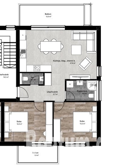 Apartma v pritličju, v gradnji, Poreč