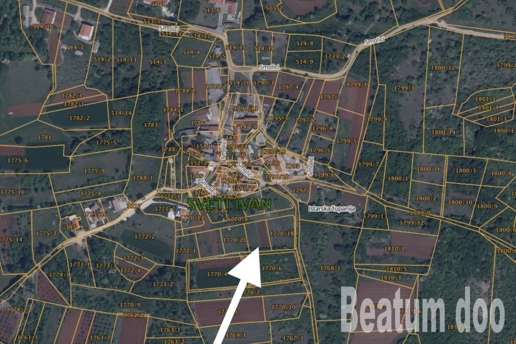 Gradbeno zemljišče s pogledom na morje, območje Višnjana