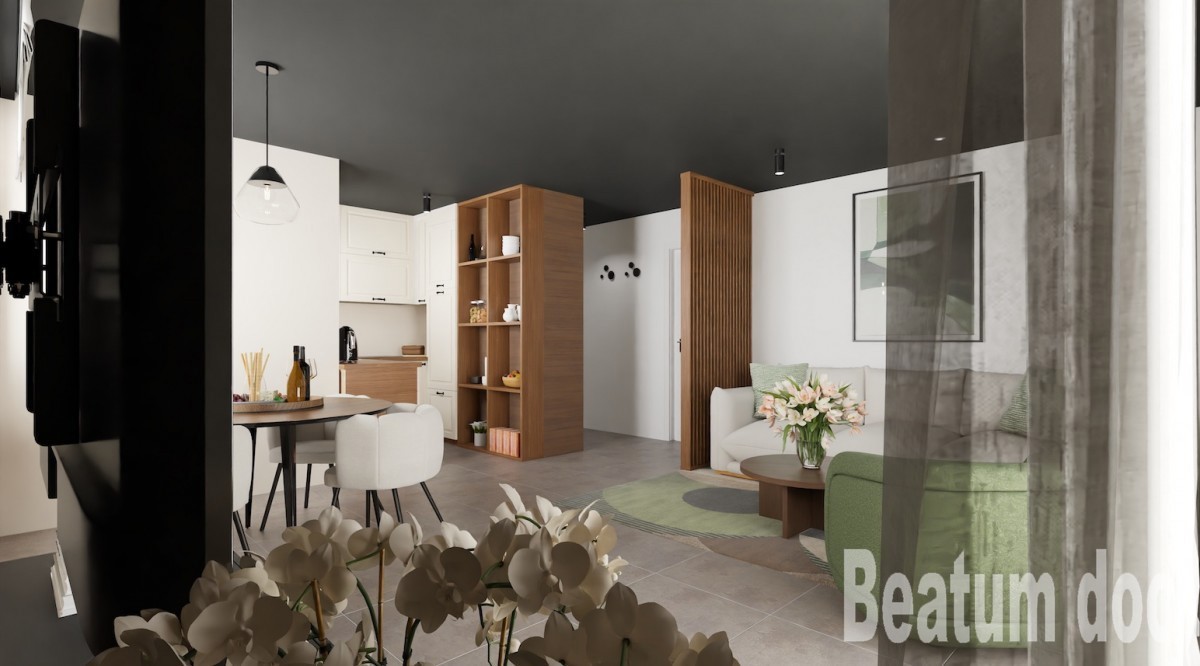 Vabriga, V2 Zgradba, Apartma C3 v tretjem nadstropju, pogled na morje, nova stavba