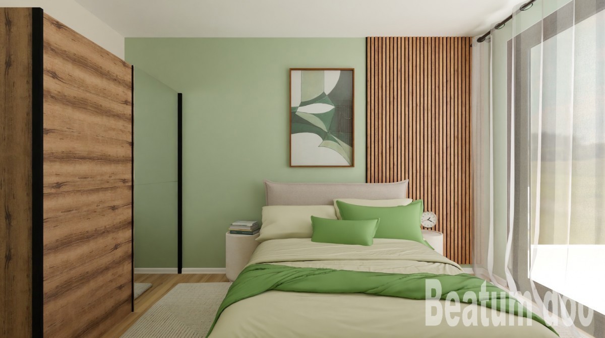 Vabriga, V2 Zgradba, Apartma C3 v tretjem nadstropju, pogled na morje, nova stavba