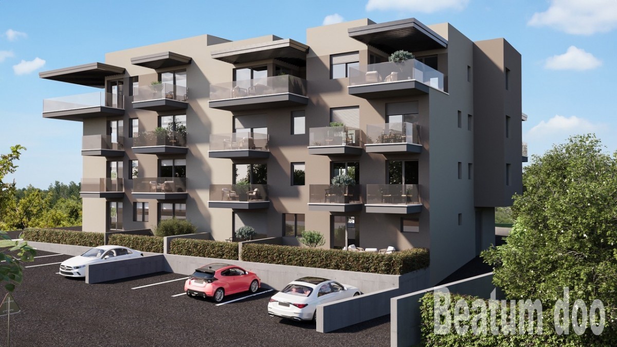 Vabriga, V2 Zgradba, Apartma C3 v tretjem nadstropju, pogled na morje, nova stavba