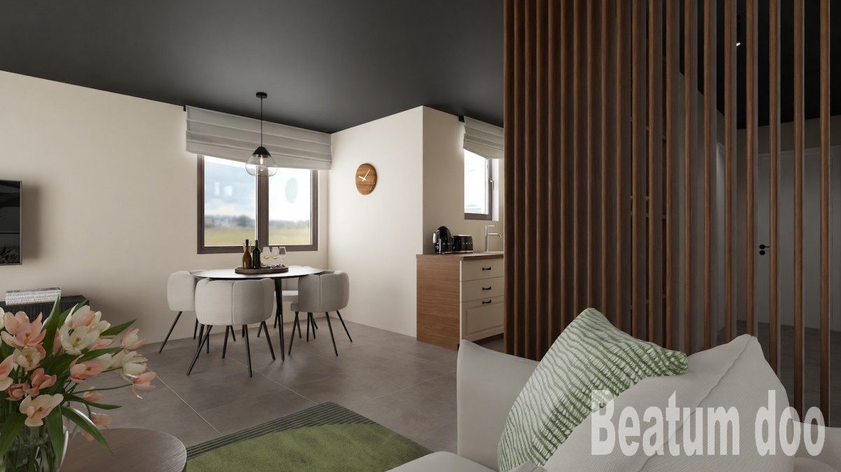 Vabriga, V2 Zgradba, Apartma C3 v tretjem nadstropju, pogled na morje, nova stavba