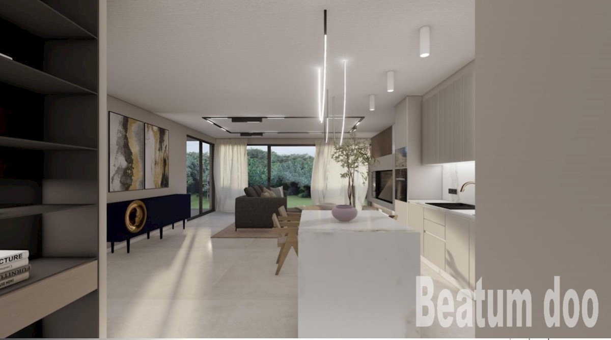 Apartma C v prvem nadstropju, s teraso na strehi, pogled na morje, Vabriga