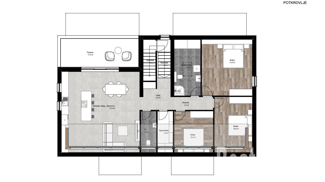 Apartma v drugem nadstropju, v gradnji, Poreč