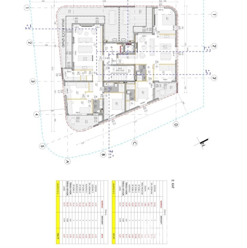 Apartma v drugem nadstropju, v gradnji, Umag