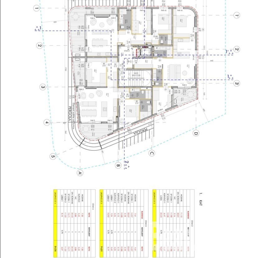 Apartma v drugem nadstropju, v gradnji, Umag