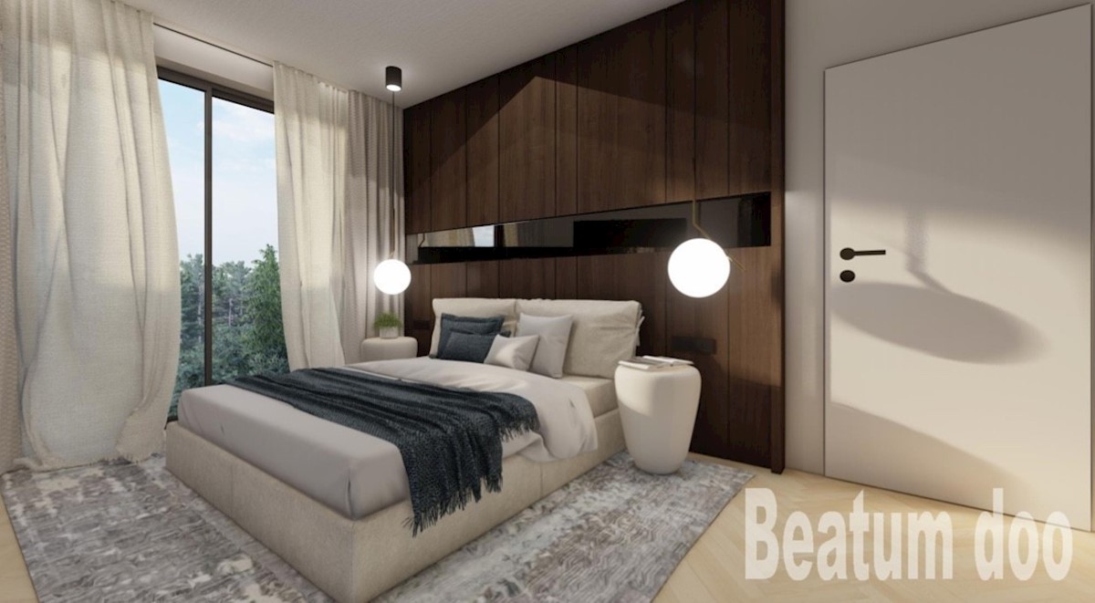 Apartma D v prvem nadstropju, s teraso na strehi, pogled na morje, Vabriga