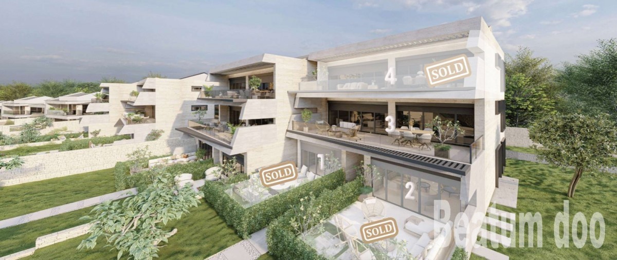 Apartma v prvem nadstropju, v luksuznem kompleksu, Umag