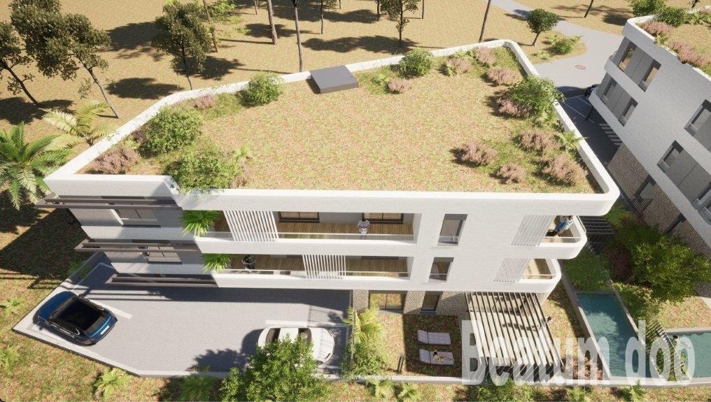 Gradbeno zemljišče s projektom gradnje 6 stanovanjskih enot in bazena, Umag