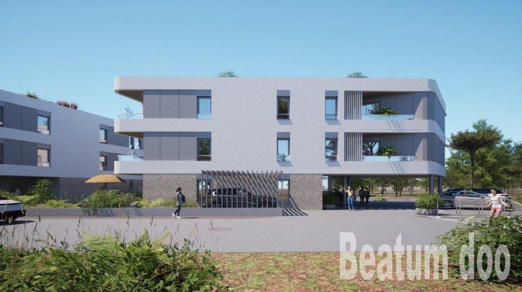 Gradbeno zemljišče s projektom gradnje 6 stanovanjskih enot in bazena, Umag