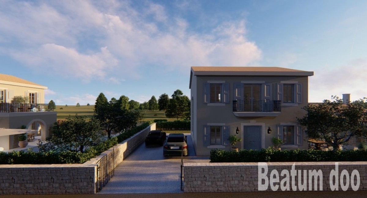 Vila z bazenom, popolnoma opremljena, 600 m od morja