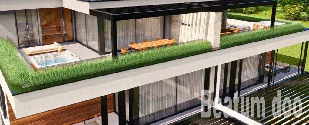 Apartma pritličje z vrtom in bazenom, Vabriga