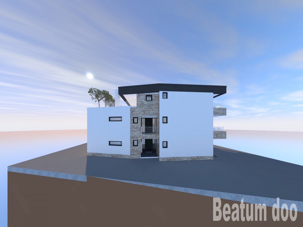 Dvoetažni apartma v gradnji, v okolici Novigrada s pogledom na morje
