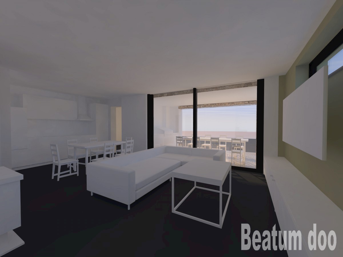 Dvoetažni apartma v gradnji, v okolici Novigrada s pogledom na morje