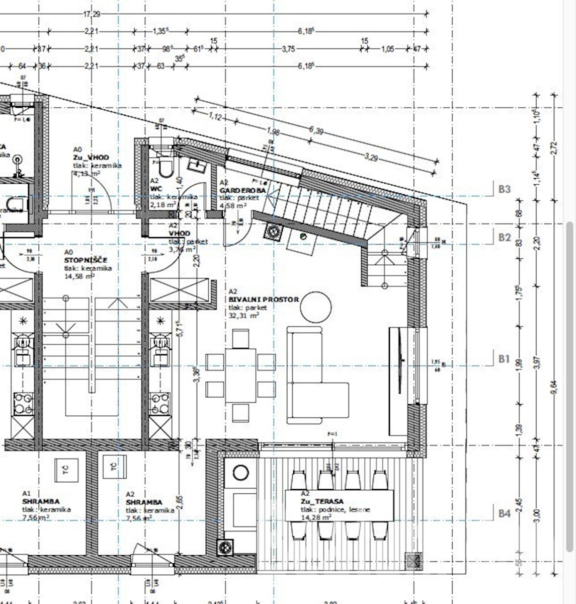 Dvoetažni apartma v gradnji, v okolici Novigrada s pogledom na morje