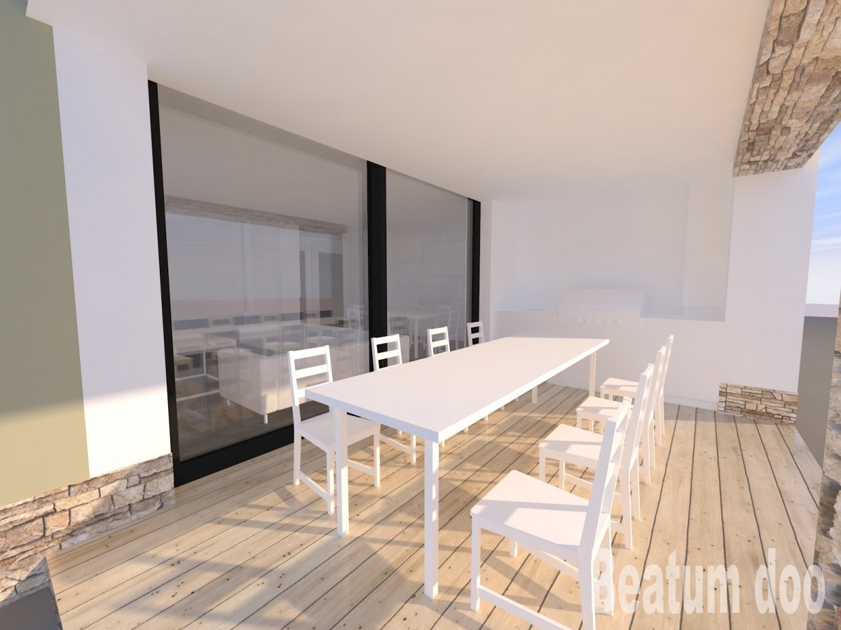 Dvoetažni apartma v gradnji, v okolici Novigrada s pogledom na morje