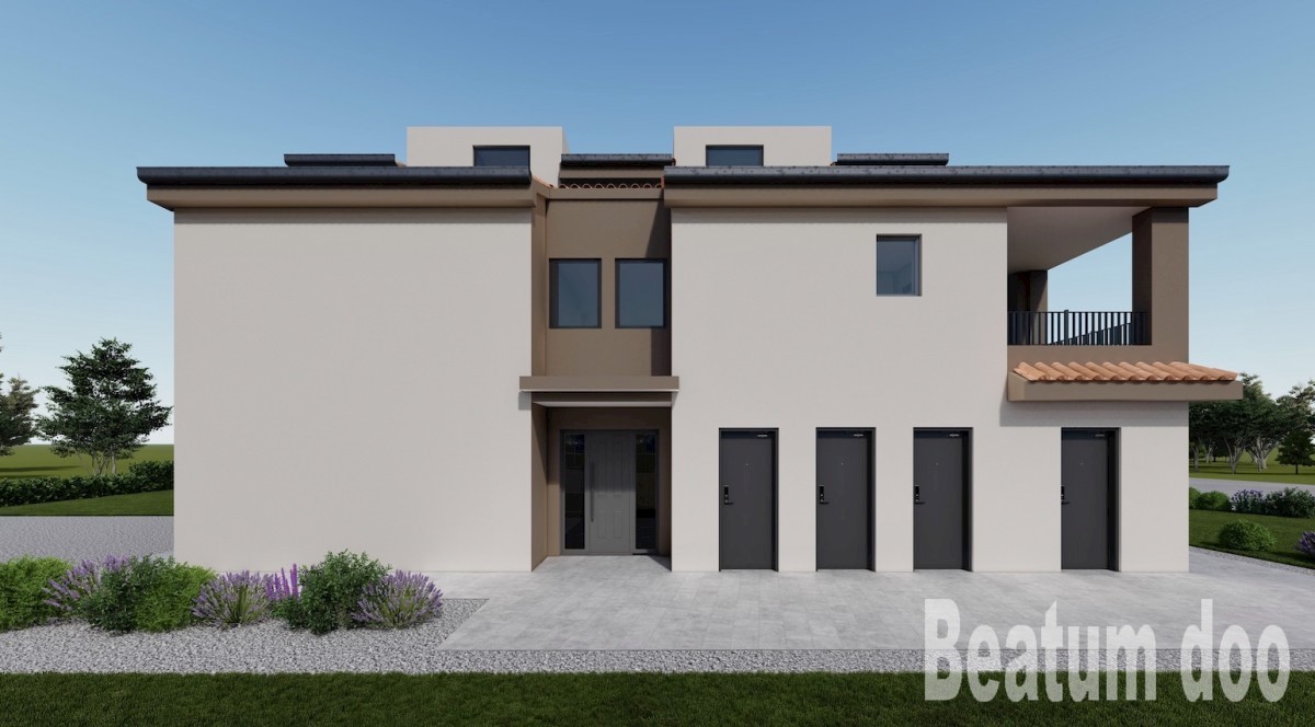 Apartma D v prvem nadstropju, novogradnja, v bližini Poreča