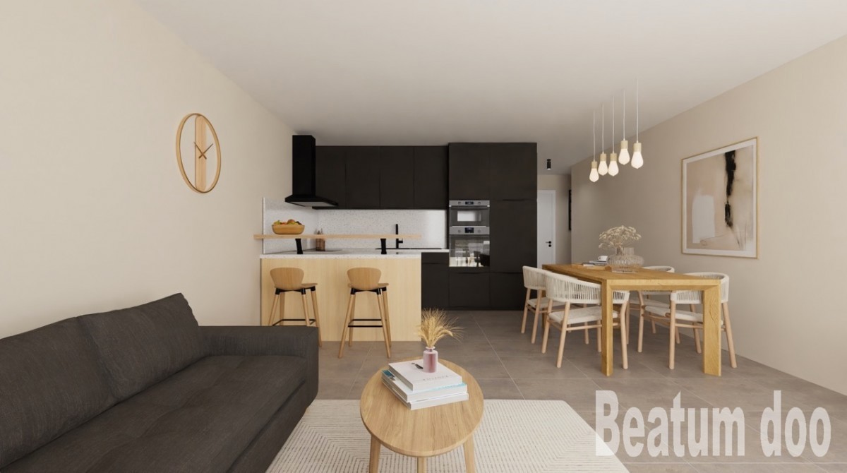 Vabriga, apartma B1 v prvem nadstropju v stavbi V2, Nova stavba