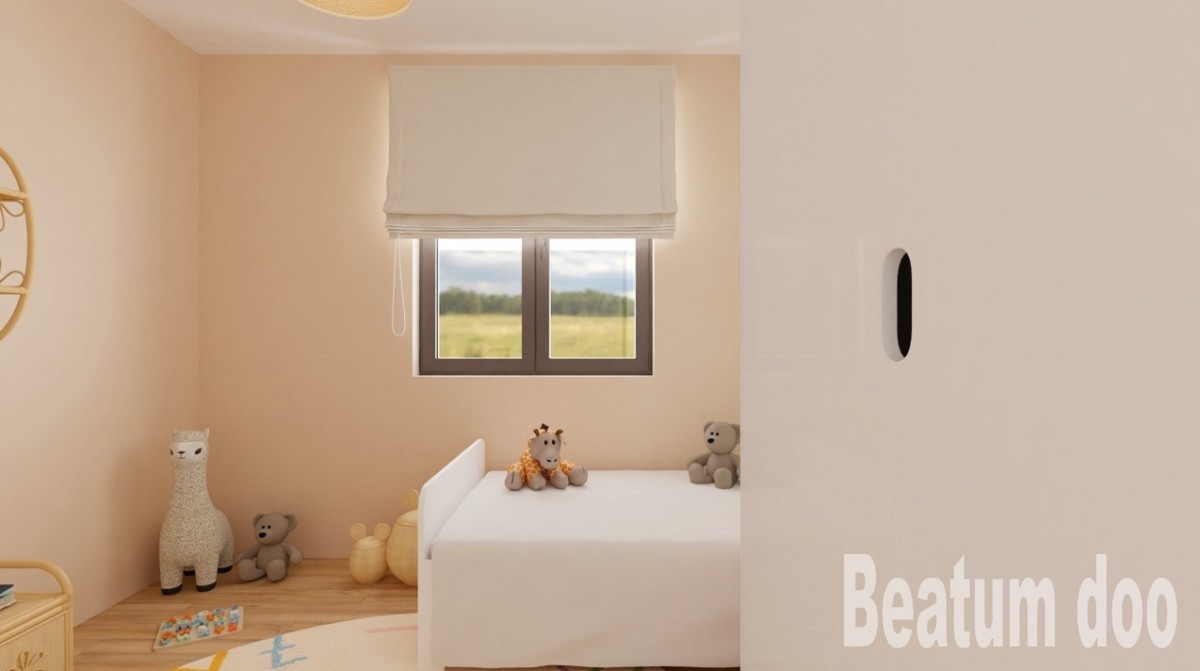 Vabriga, apartma B1 v prvem nadstropju v stavbi V2, Nova stavba