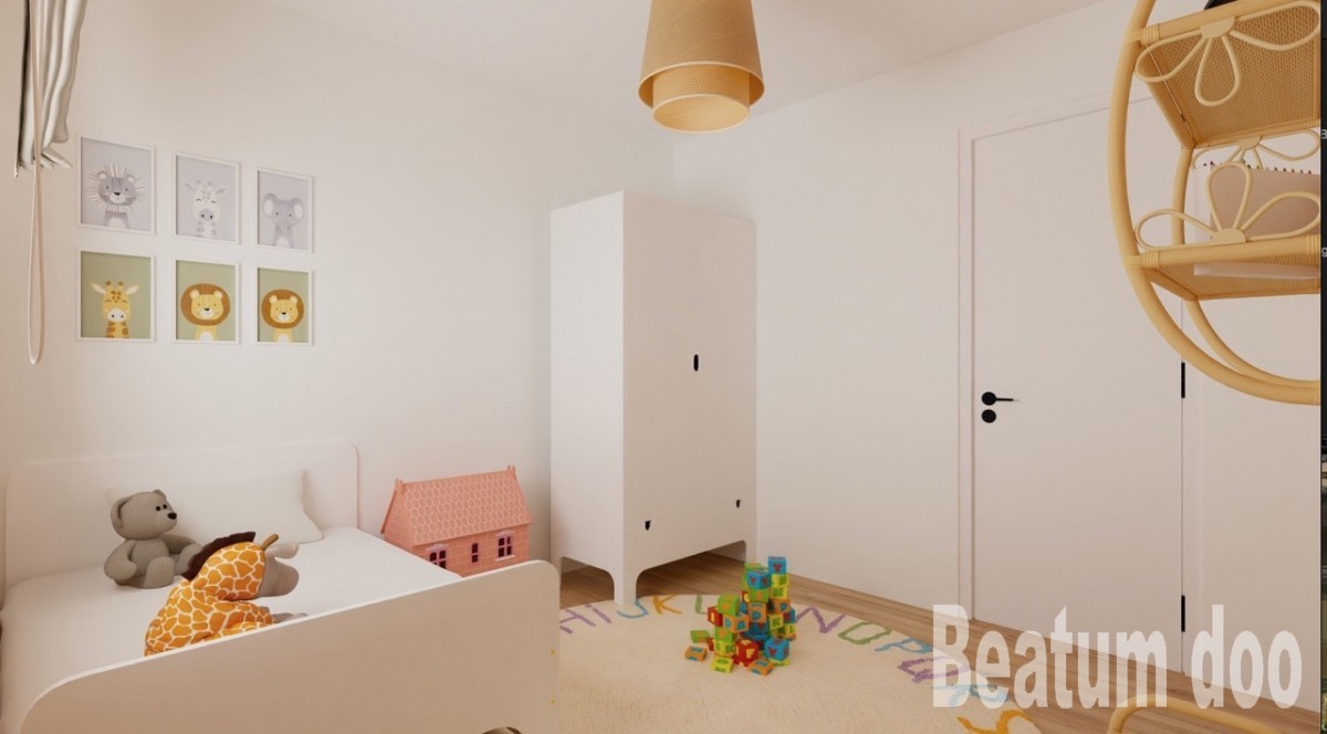 Vabriga, apartma B1 v prvem nadstropju v stavbi V2, Nova stavba