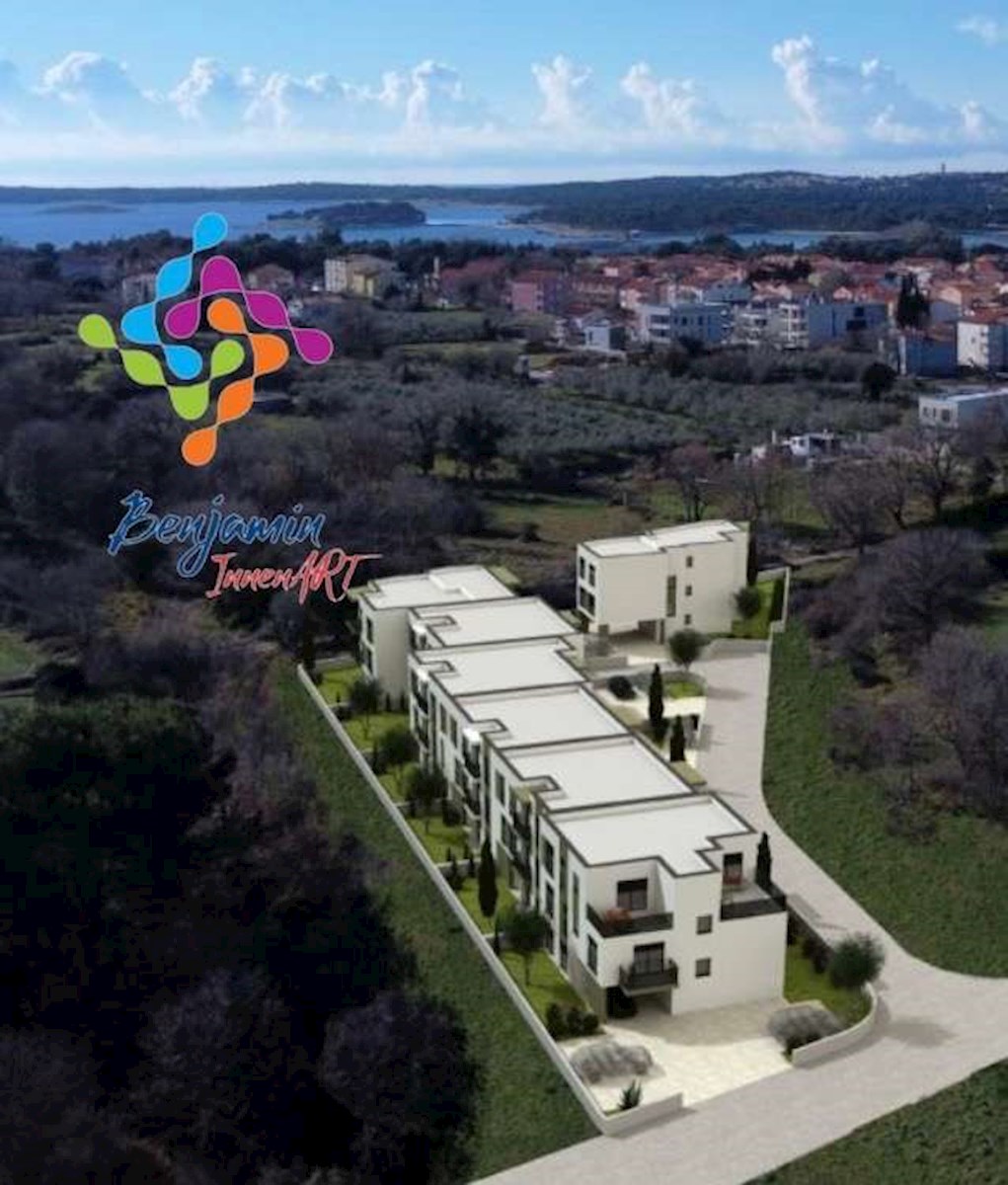 MEDULIN - Več apartmajev v gradnji, 5 min od plaže