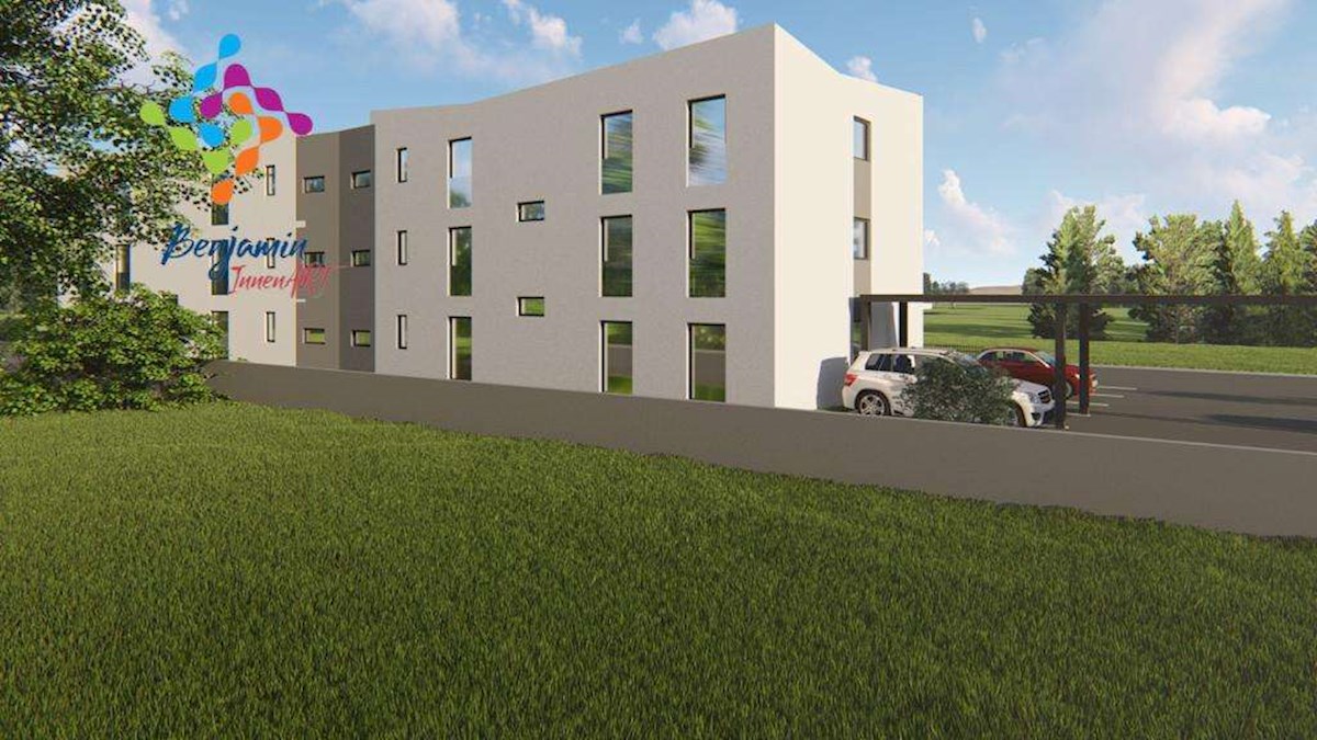 MEDULIN - apartma v novi stavbi 380 m od plaže
