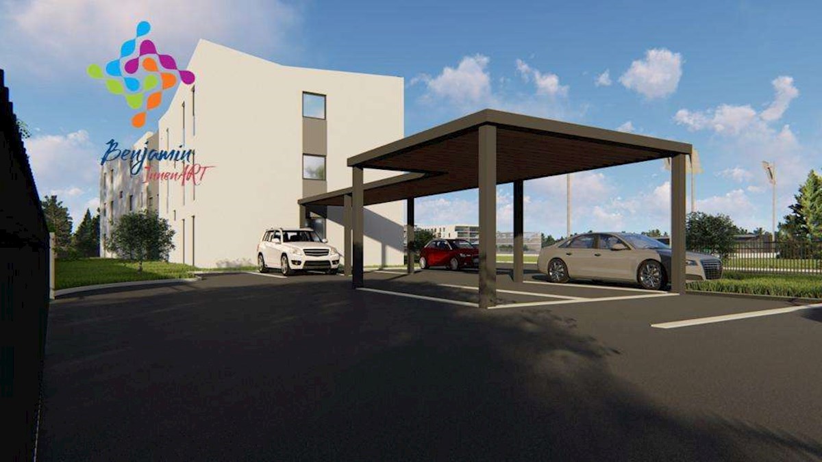 MEDULIN - apartma v novi stavbi 380 m od plaže