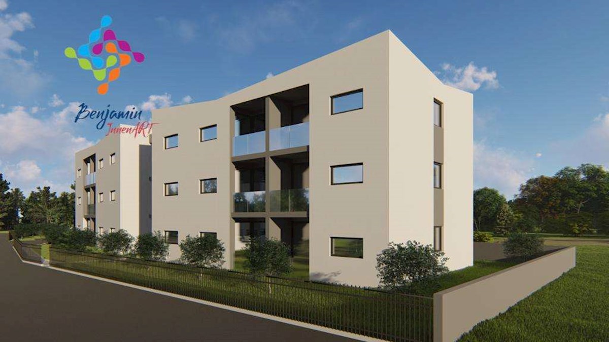 MEDULIN - apartma v novi stavbi 380 m od plaže