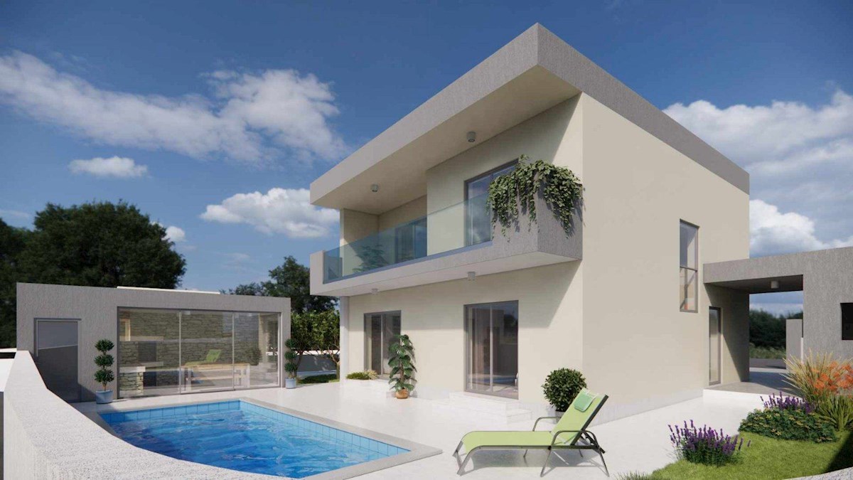 MEDULIN – Vila z bazenom (gradnja pri koncu)