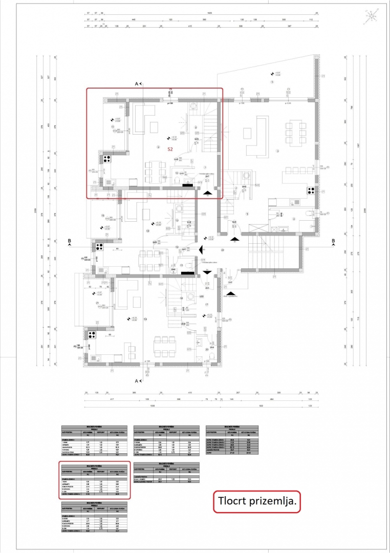 Apartma/Stanovanje Vodice, 115,56m2