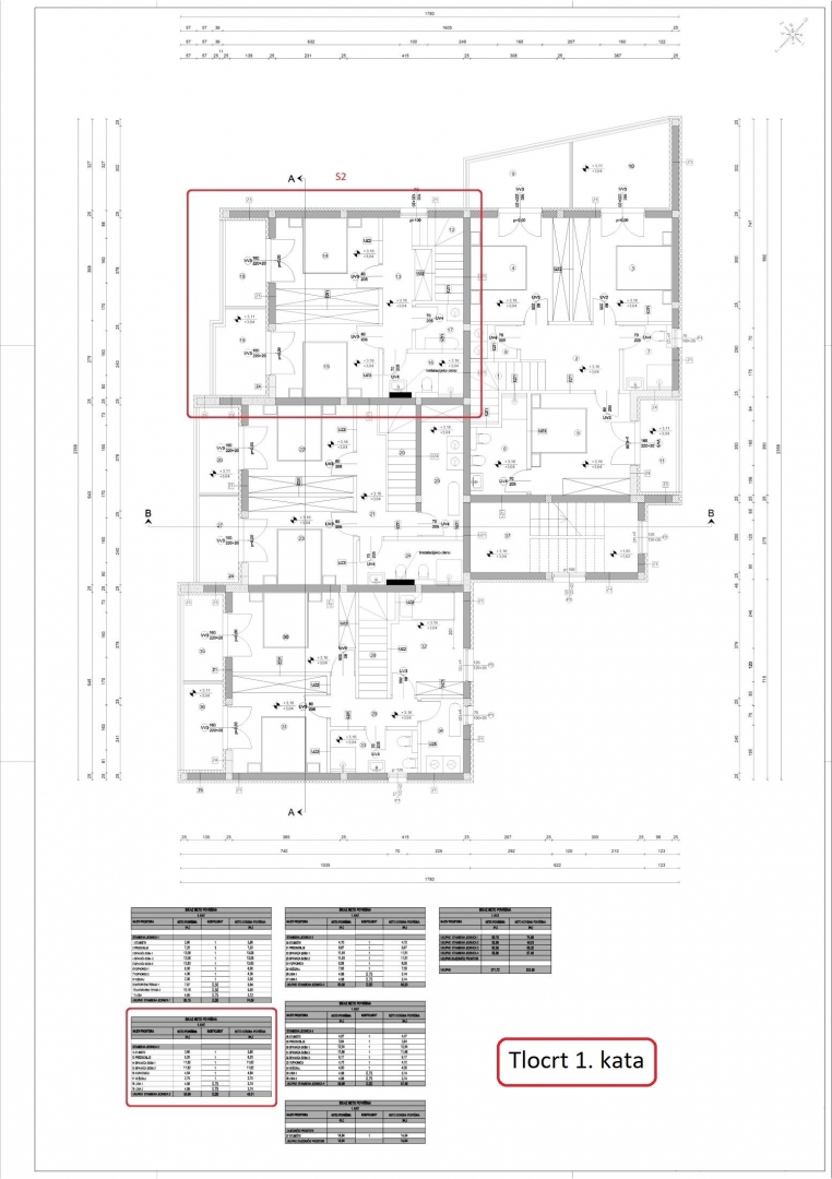 Apartma/Stanovanje Vodice, 115,56m2