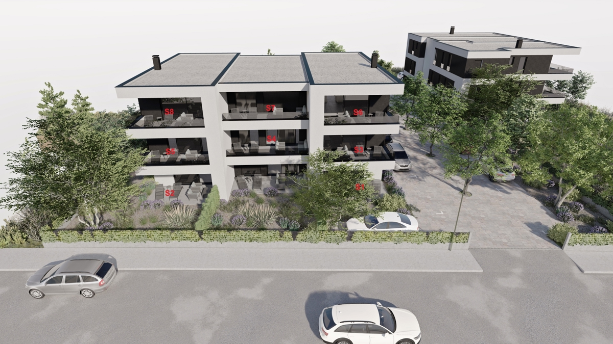 Apartma/Stanovanje Srima, Vodice, 51,34m2