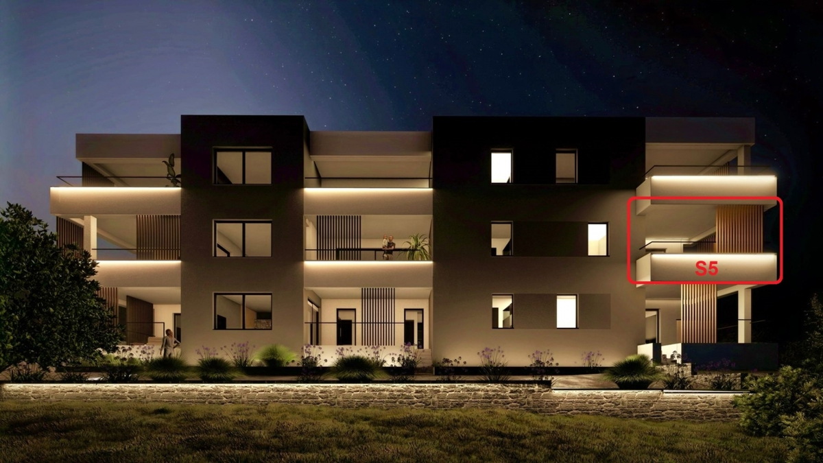 Vodice, apartma, 3 spalnice, čudovit pogled na morje