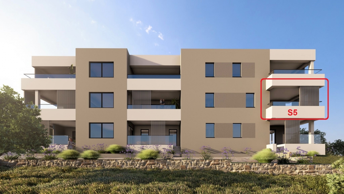 Vodice, apartma, 3 spalnice, čudovit pogled na morje