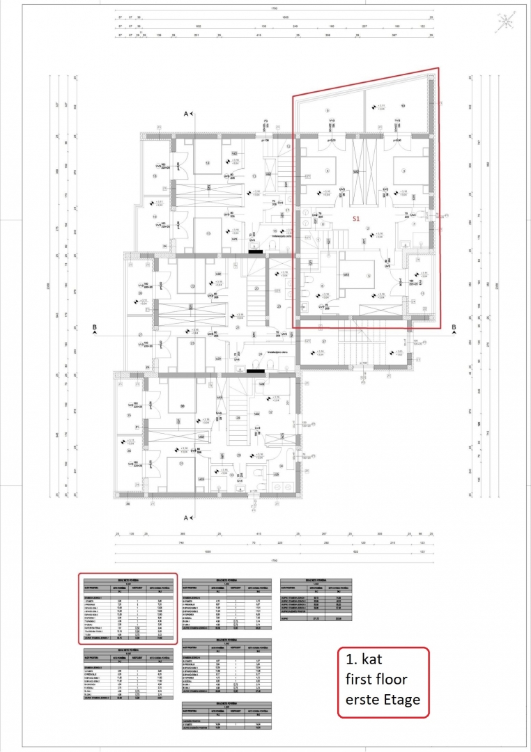 Apartma/Stanovanje Vodice, 172,73m2
