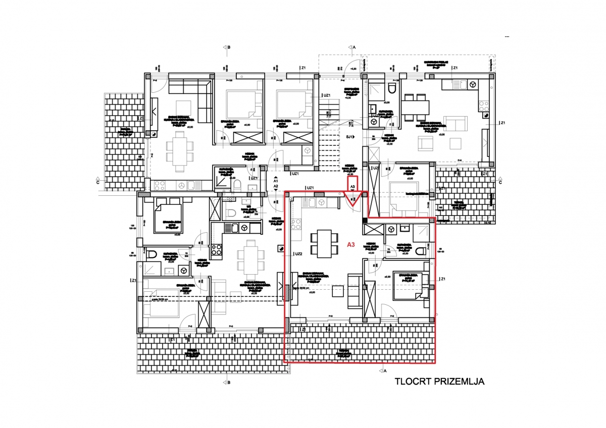 Vodice, stanovanje v novogradnji, pritličje
