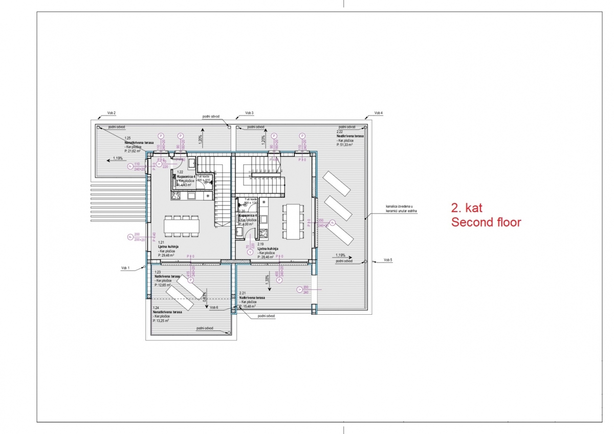 Gradbeno zemljišče s projektom za dvojček