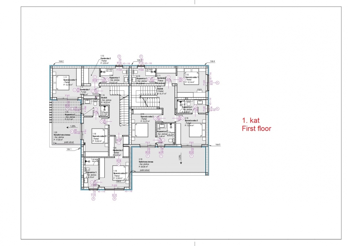 Gradbeno zemljišče s projektom za dvojček