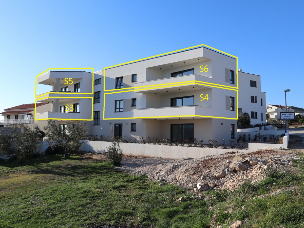 Apartma/Stanovanje Vodice, 100,97m2, blizu morja