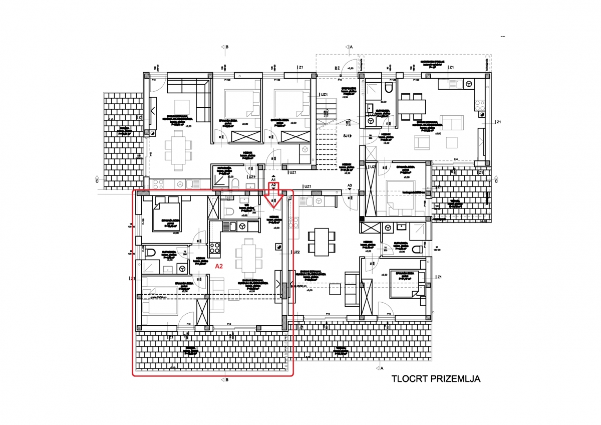 Novo stanovanje, pritličje, Vodice