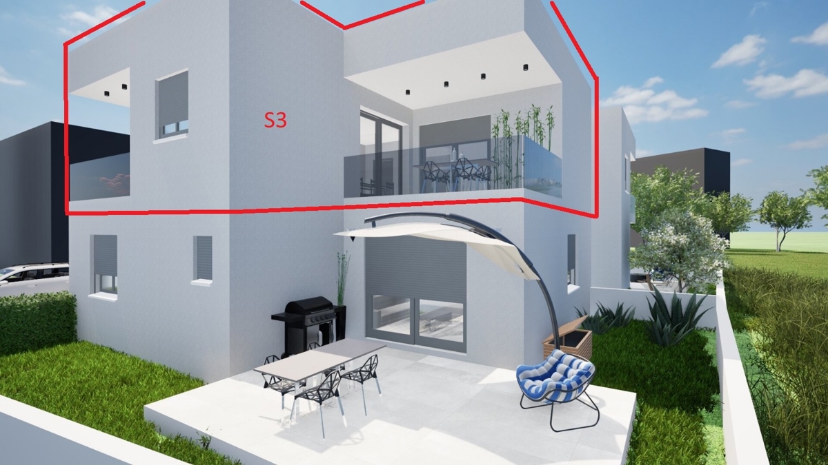 Vodice, stanovanje, 103 m2, novo,1. nadstropje, 265.694 €
