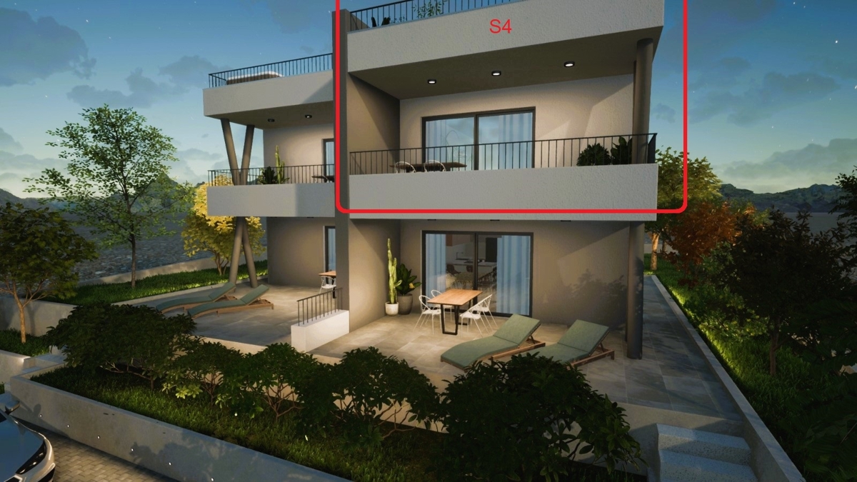 Novogradnja, stanovanje s pogledom na morje.