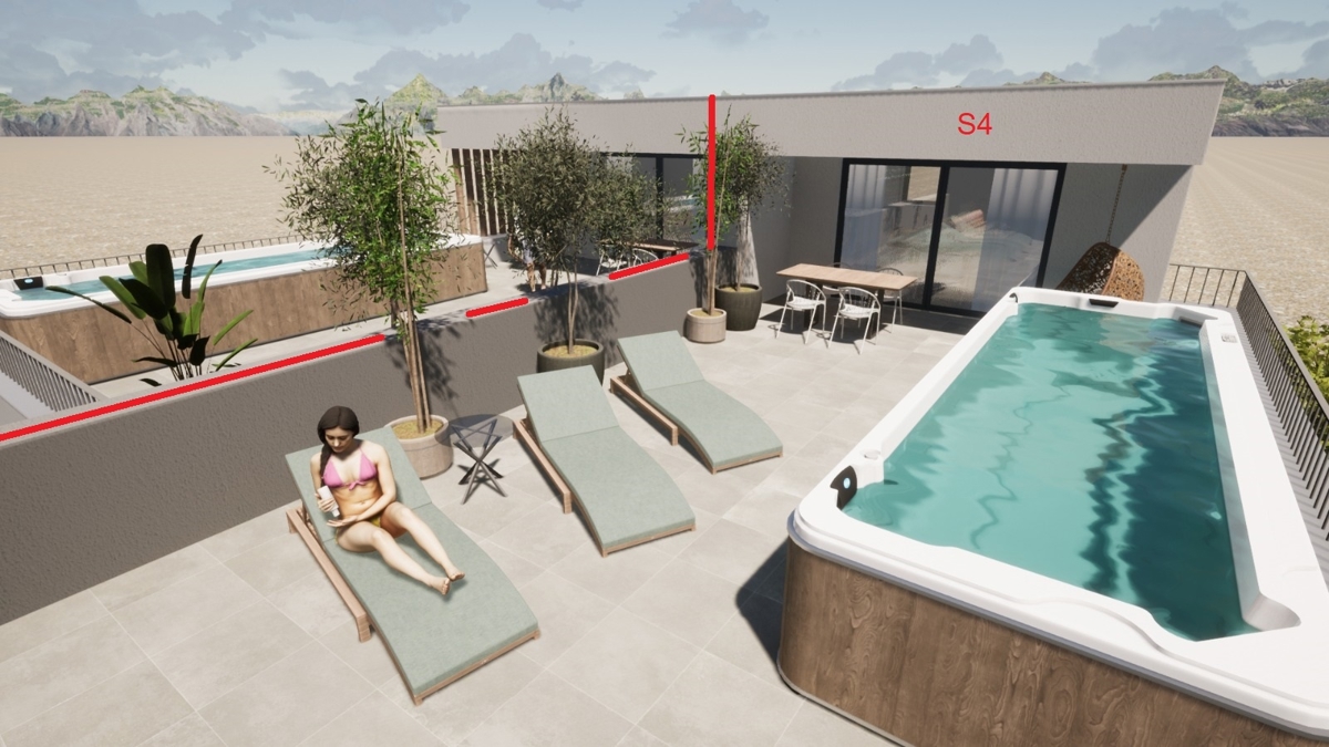 Novogradnja, stanovanje s pogledom na morje.