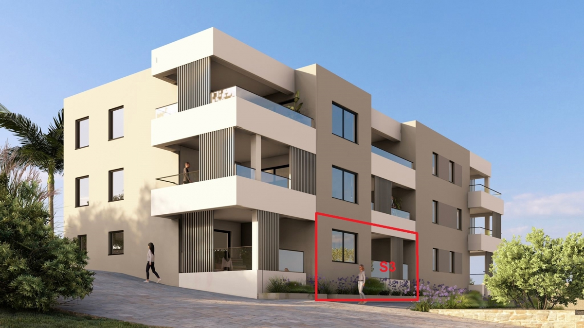 Novogradnja, Vodice, stanovanje v pritličju.