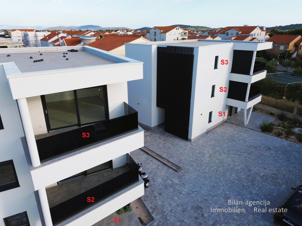 Apartma/Stanovanje Vodice, 86m2, 289000 €,novogradnja