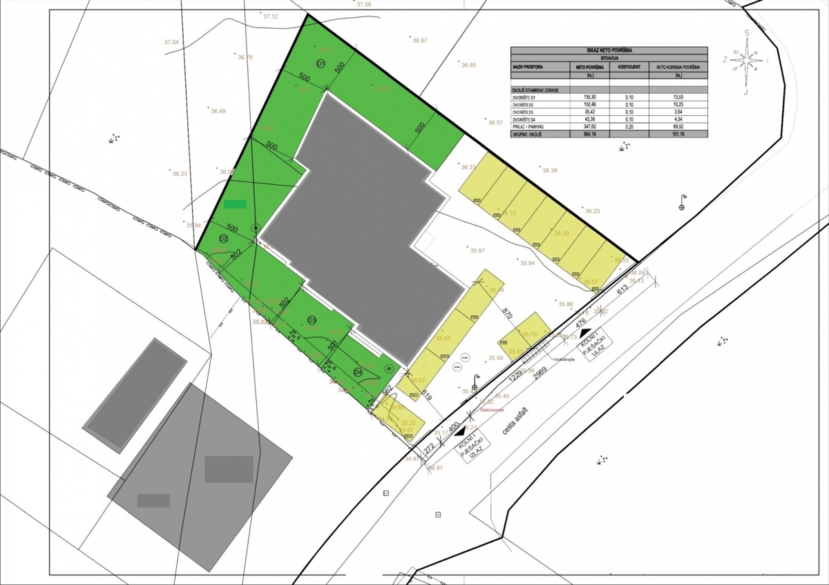 Apartma/Stanovanje Vodice, 45,66m2