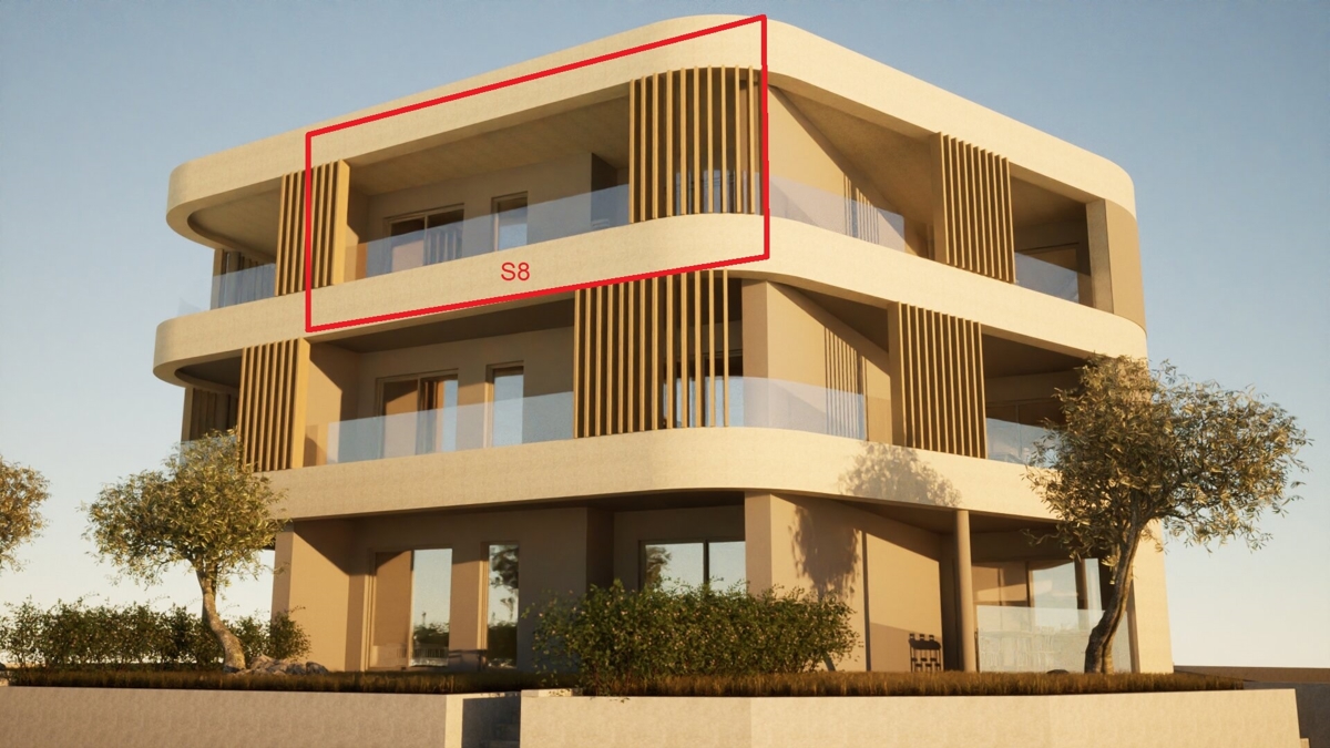 Apartma, Vodice, drugo nadstropje, dvigalo, pogled na morje