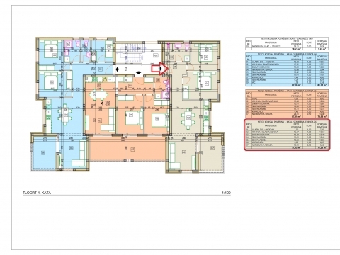Apartma, Vodice, Dalmacija, novogradnja
